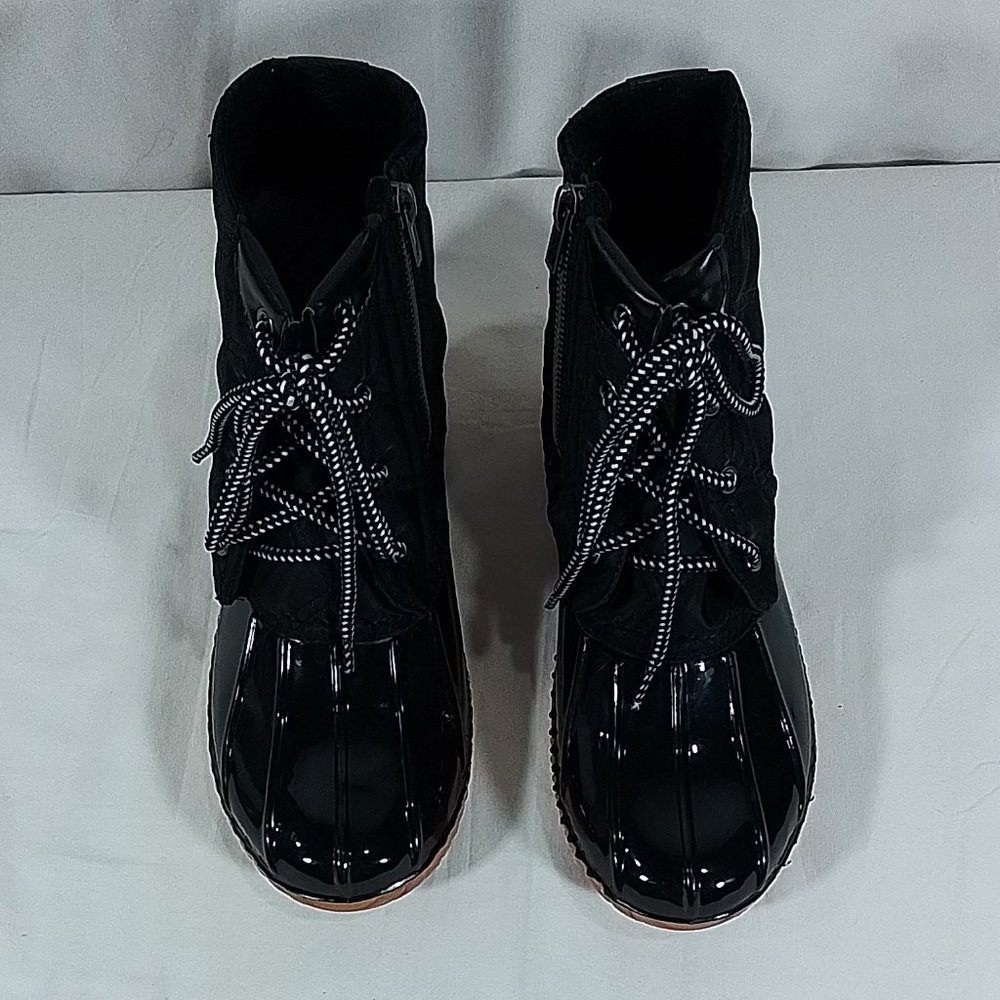 Women's Portland Boot Co. Quilted Duck Boot - Black - 8 - NIB - Picture 6 of 7